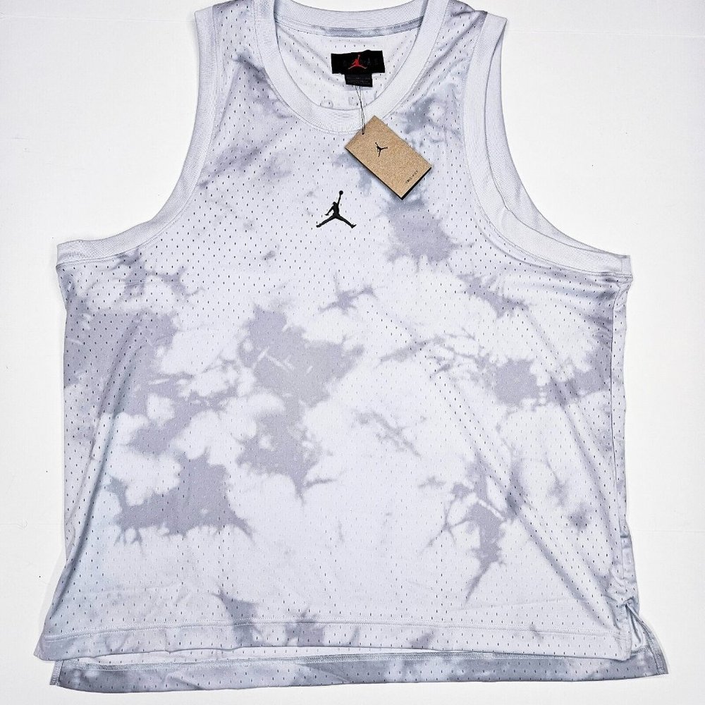 Nike Air Jordan Breakfast Club Tanktop Jersey Men's Running Gym Grey DZ0565-043